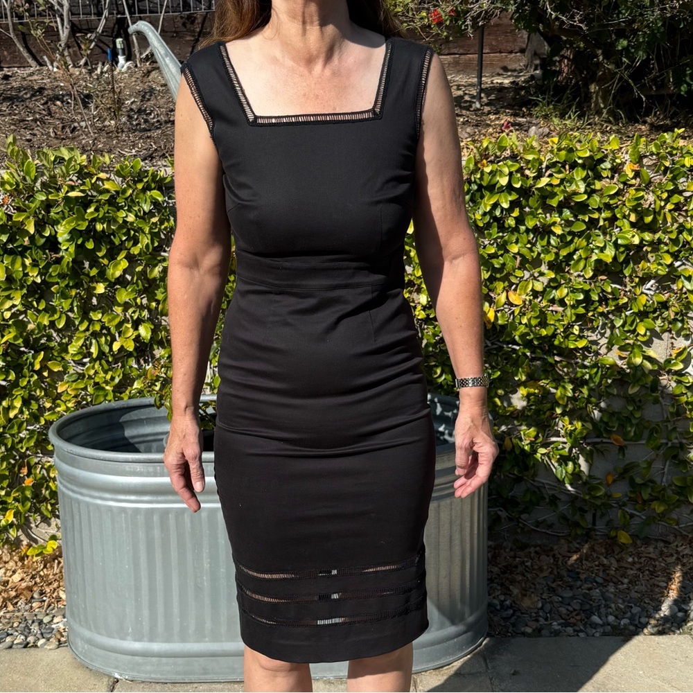 Blumarine black lace inset sheath dress - Picture 2 of 7